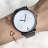 Creative Mesh Band Marble Watch