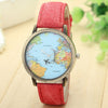 Casual  Travel By Plane Map Women Dress