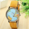 Casual  Travel By Plane Map Women Dress