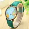 Casual  Travel By Plane Map Women Dress