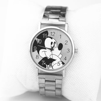 Mickey Mouse Brand Watch Stylish Stainless